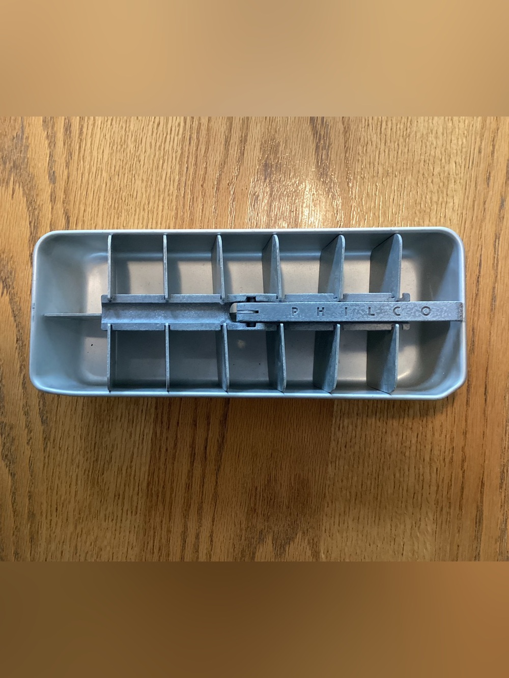 Philco metal Ice Cube Tray - Silver